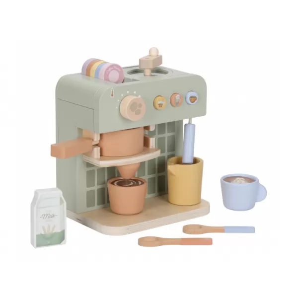 Little Dutch Kávovar na kapsle dřevěný