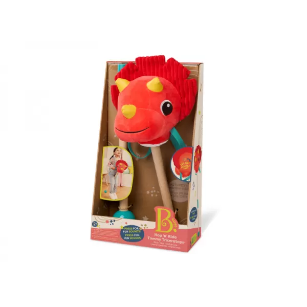 B-Toys Dinosaurus na tyči Tommy Triceratops