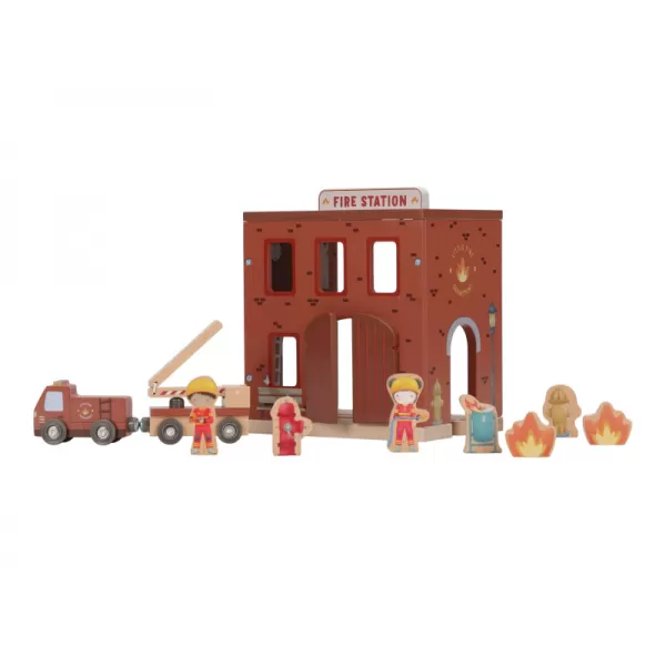 Little Dutch Hasičská stanice dřevěná