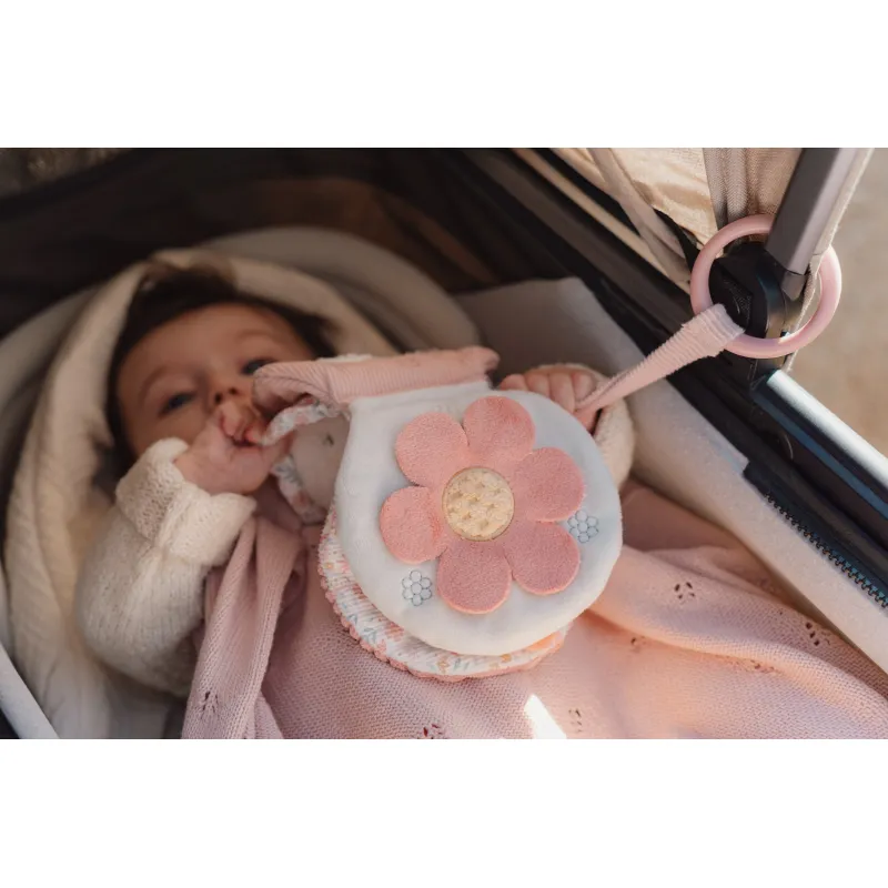 Little Dutch Závěsná textilní knížka králíček Miffy Lucky Blossom