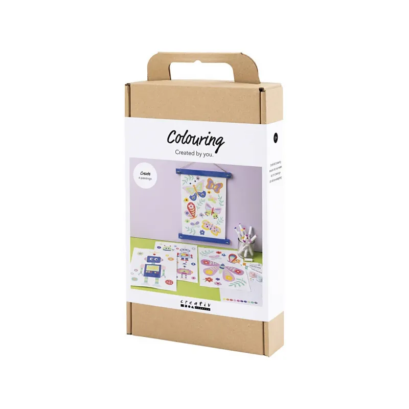 Creativ Company Kreativní sada Craft Kit Colouring Butterfly & Robot
