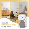 Sipo Koš na hračky se šňůrkou, skládací bavlněný / 43 l, Hippo