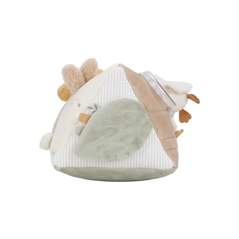 Little Dutch Polštářek trojhranný s aktivitami Newborn Naturals