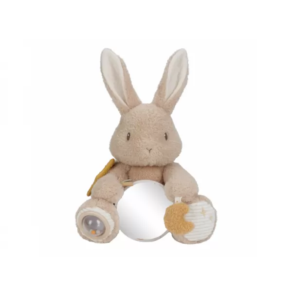 Little Dutch Králíček plyšový s aktivitami Newborn Naturals