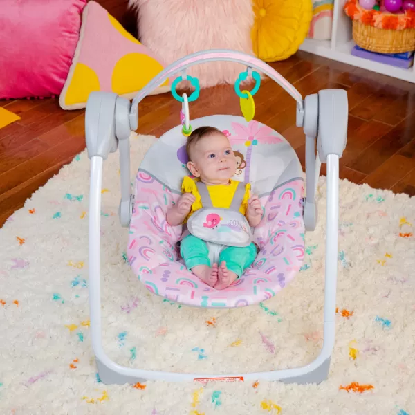 BRIGHT STARTS Houpačka s melodií Pink Paradise™ 0m+ do 9kg
