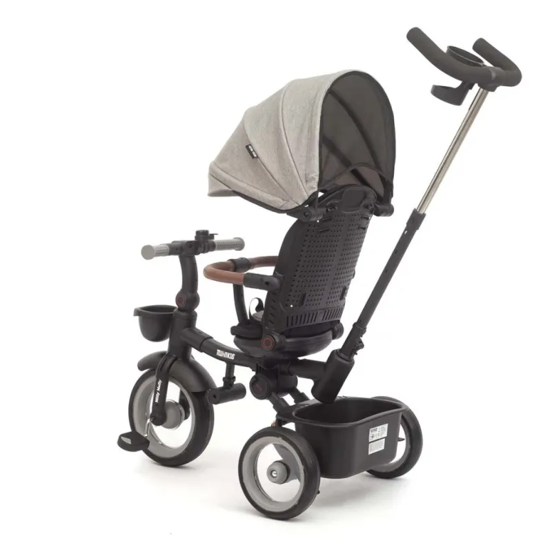 Milly Mally Luxusní dětská tříkolka s osvětlením Twinkle grey