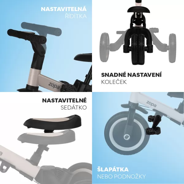 Zopa Tříkolka Razor Pro 6v1