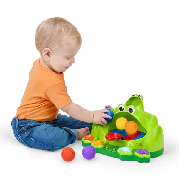 BRIGHT STARTS Hračka interaktivní Poppin' Ball Frog™ 6m+
