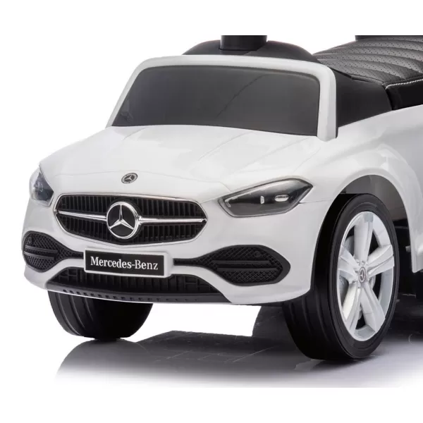 Milly Mally Odrážedlo s vodící tyčí MERCEDES C-Class Deluxe White