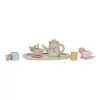 Little Dutch Čajový set dřevěný s květinovým potiskem