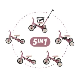 PETITE&MARS Tříkolka multifunkční 5v1 Turbo