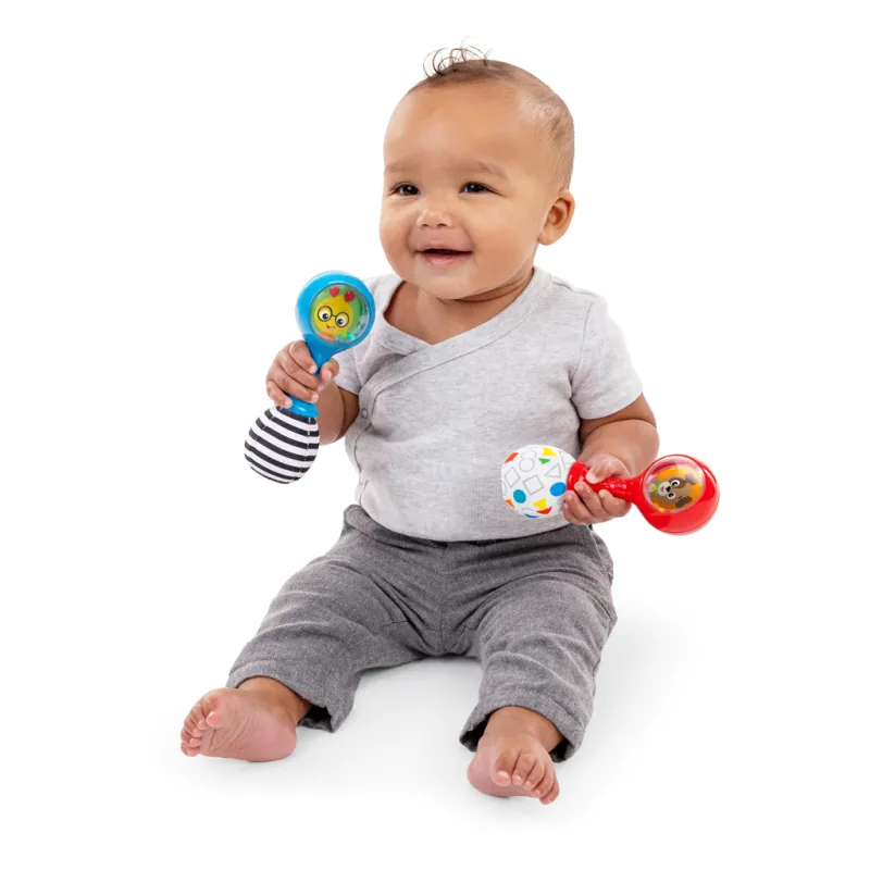 BABY EINSTEIN Hračka chrastítko Shake & Groove™ 2ks, 0m+