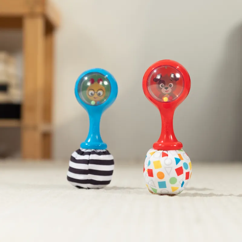 BABY EINSTEIN Hračka chrastítko Shake & Groove™ 2ks, 0m+