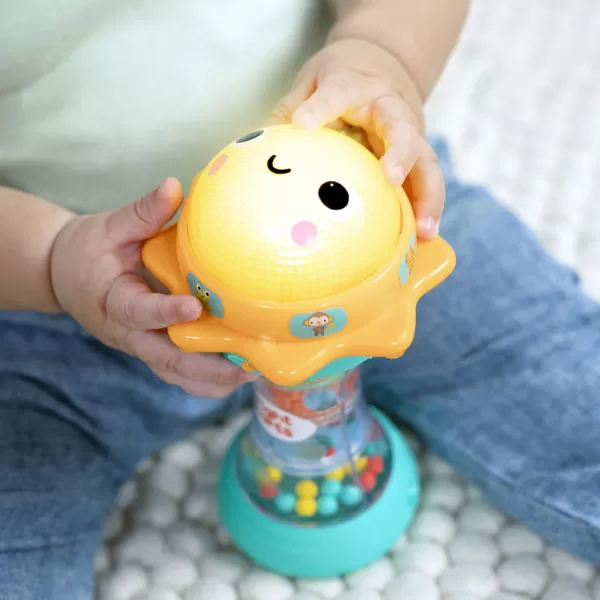 BRIGHT STARTS Hračka hudební chrastítko sluníčko Just for Sun™ 6m+