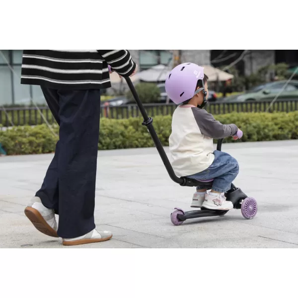 QPLAY Koloběžka / odrážedlo Sema Evo s LED světly, věk 1 - 6 let, do 50 kg