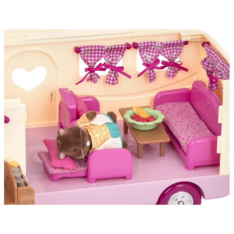 Li‘l Woodzeez Sada na kempování Pink Happy Camper