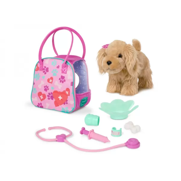 Pucci Pups Kokršpaněl v kabelce s veterinářskou sadou