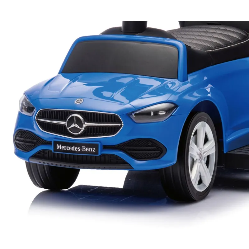 Milly Mally Odrážedlo s vodící tyčí MERCEDES C-Class Deluxe Blue