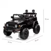 Milly Mally Elektrické autíčko Toyota FJ Cruiser Black