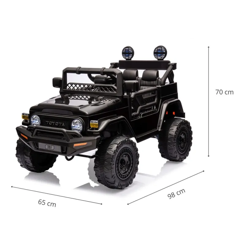 Milly Mally Elektrické autíčko Toyota FJ Cruiser Black