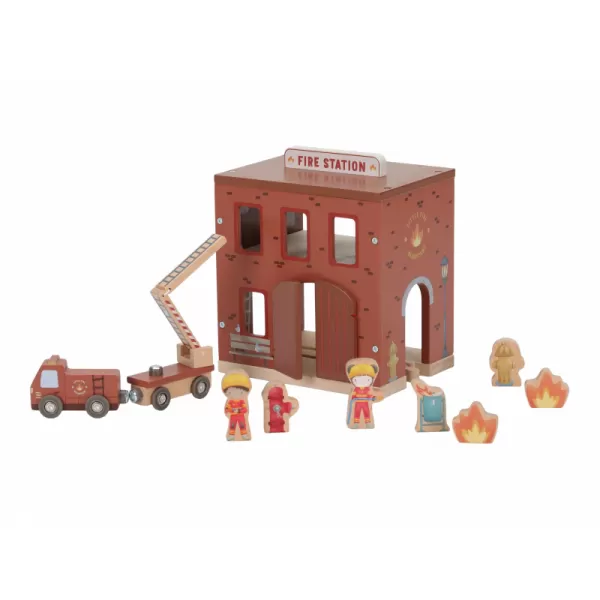 Little Dutch Hasičská stanice dřevěná