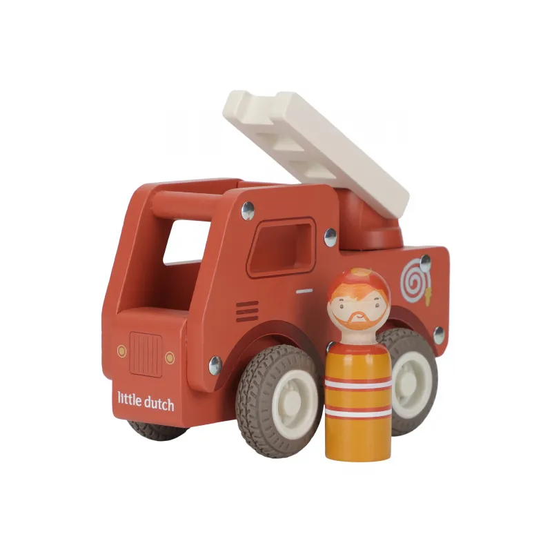Little Dutch Hasičské auto dřevěné