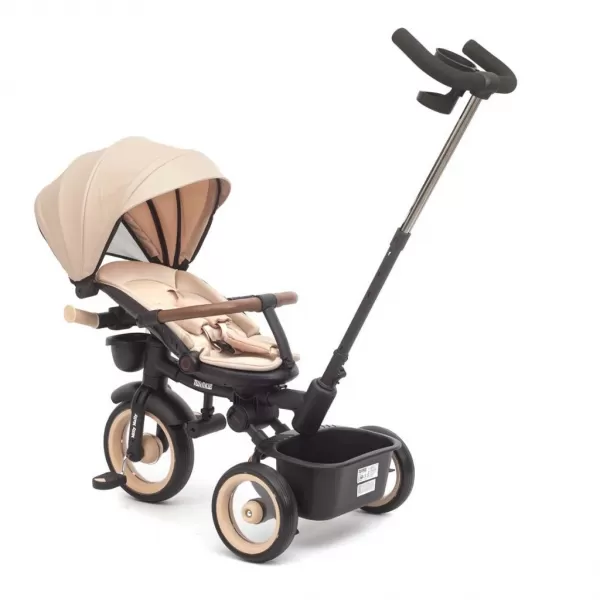 Milly Mally Luxusní dětská tříkolka s osvětlením Twinkle beige