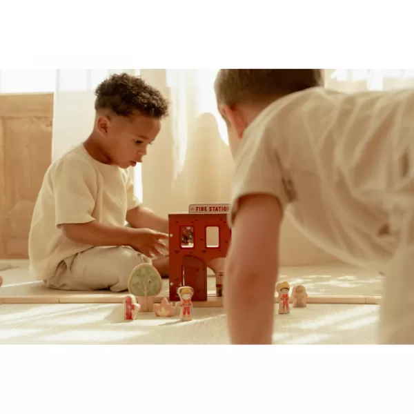 Little Dutch Hasičská stanice dřevěná