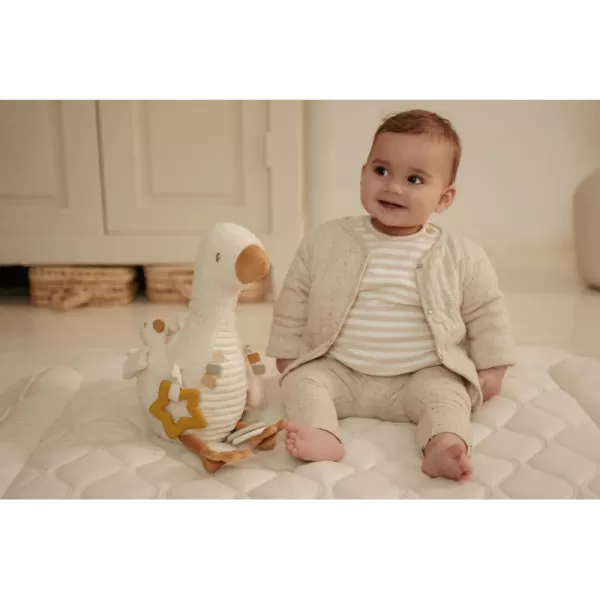 Little Dutch Husa plyšová s aktivitami Newborn Naturals