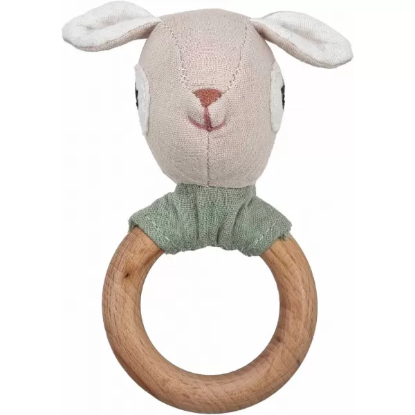 MEALINI Chrastítko s dřeveným kroužkem Srnečka Hedda