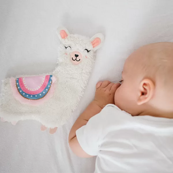 BABYONO Hračka mazlíček Lama Lulu růžová 0m+