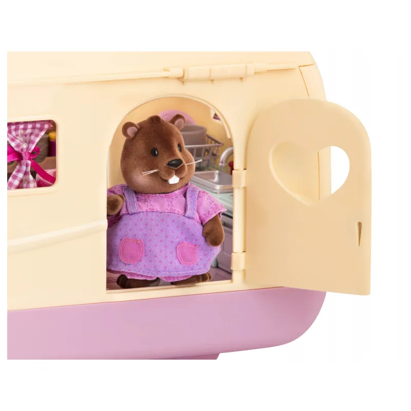Li‘l Woodzeez Sada na kempování Pink Happy Camper