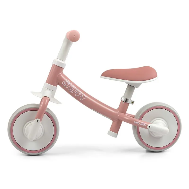Milly Mally Dětské odrážedlo kolo Skippy pink