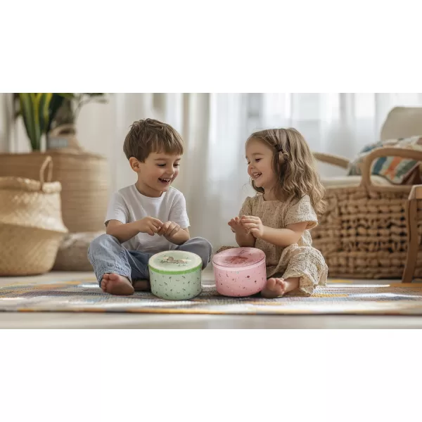 Zopa Dřevěný dětský bubínek, Pink