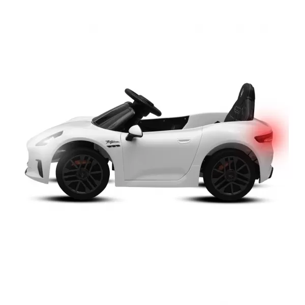 Baby Mix Elektrické autíčko Maserati GranTurismo bílé