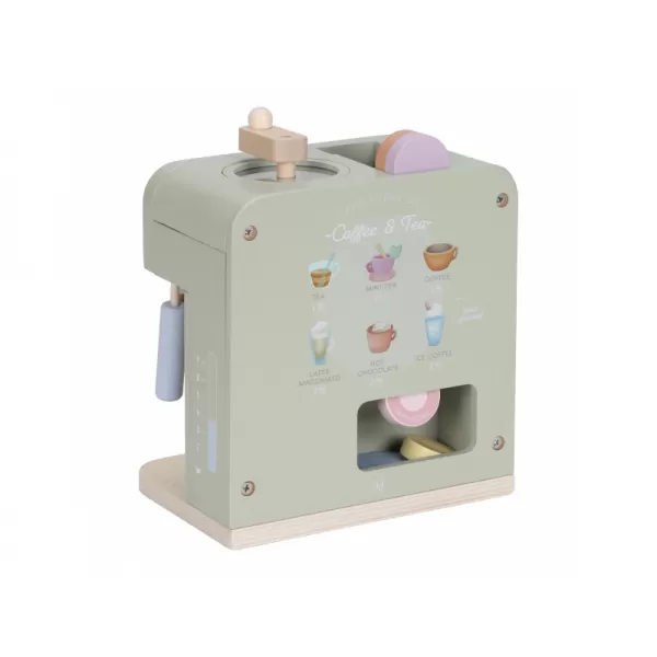 Little Dutch Kávovar na kapsle dřevěný