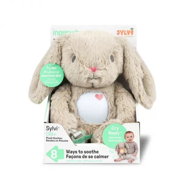 INGENUITY Hračka uklidňující se senzorem pláče zajíček Sylvi™ 0m+