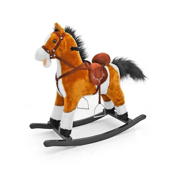 Milly Mally Houpací koník s melodií Mustang světle hnědý