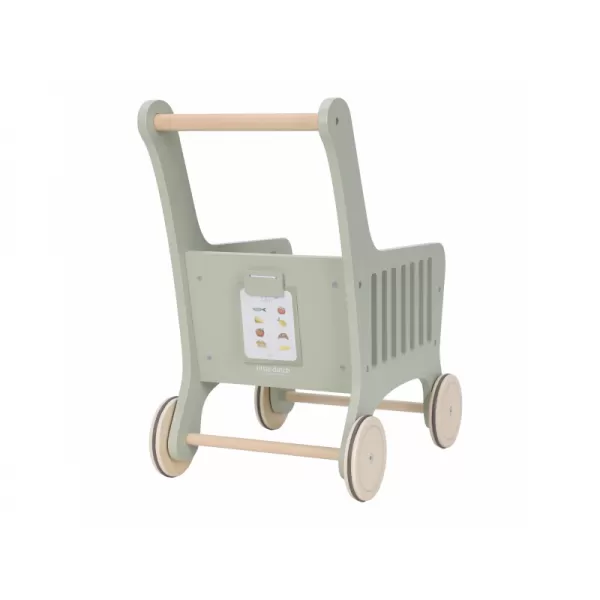 Little Dutch Nákupní vozík s doplňky dřevěný