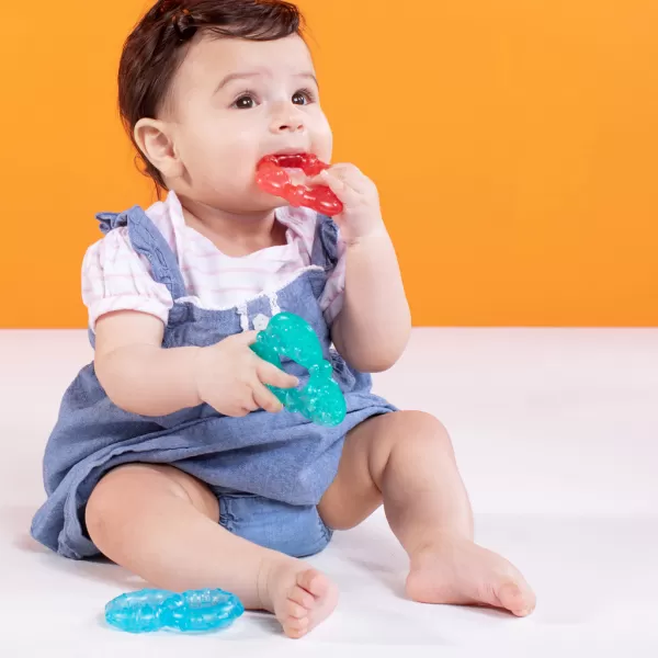 BRIGHT STARTS Kousátko plněné vodou tvary Stay Cool Teethers™ 3ks, 3m+
