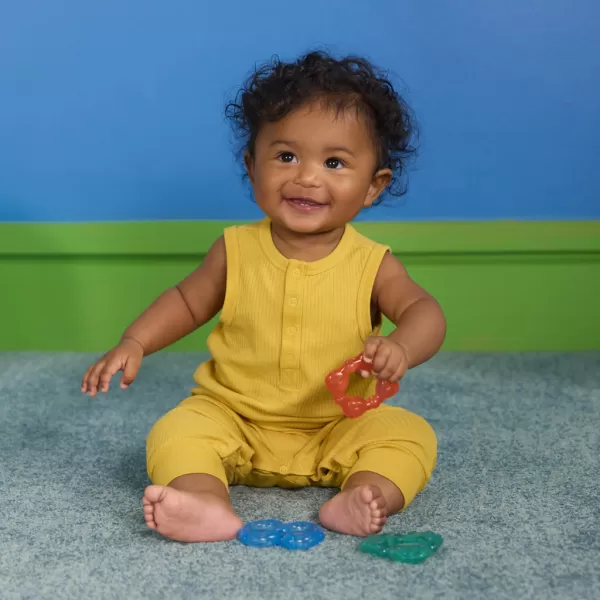 BRIGHT STARTS Kousátko plněné vodou tvary Stay Cool Teethers™ 3ks, 3m+