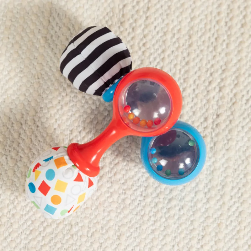 BABY EINSTEIN Hračka chrastítko Shake & Groove™ 2ks, 0m+