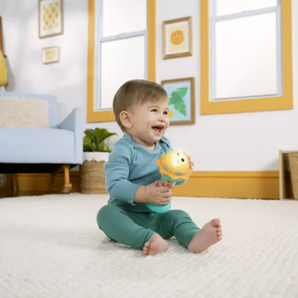 BRIGHT STARTS Hračka hudební chrastítko sluníčko Just for Sun™ 6m+