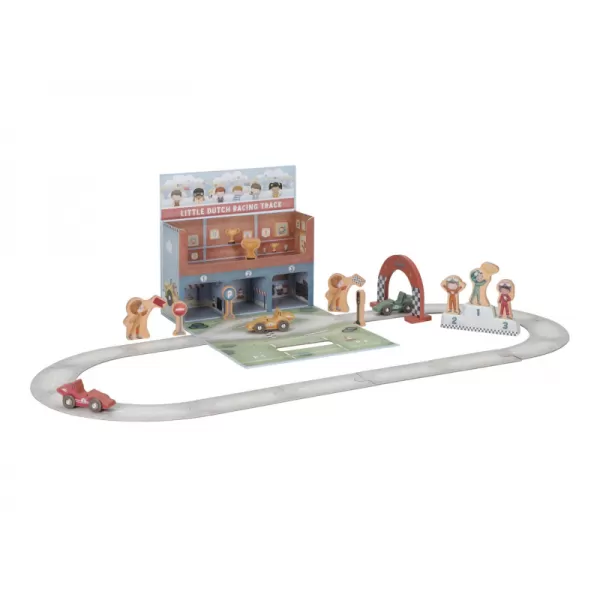Little Dutch Závodní dráha s doplňky v kufříku