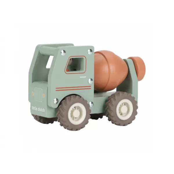 Little Dutch Náklaďák s míchačkou dřevěný