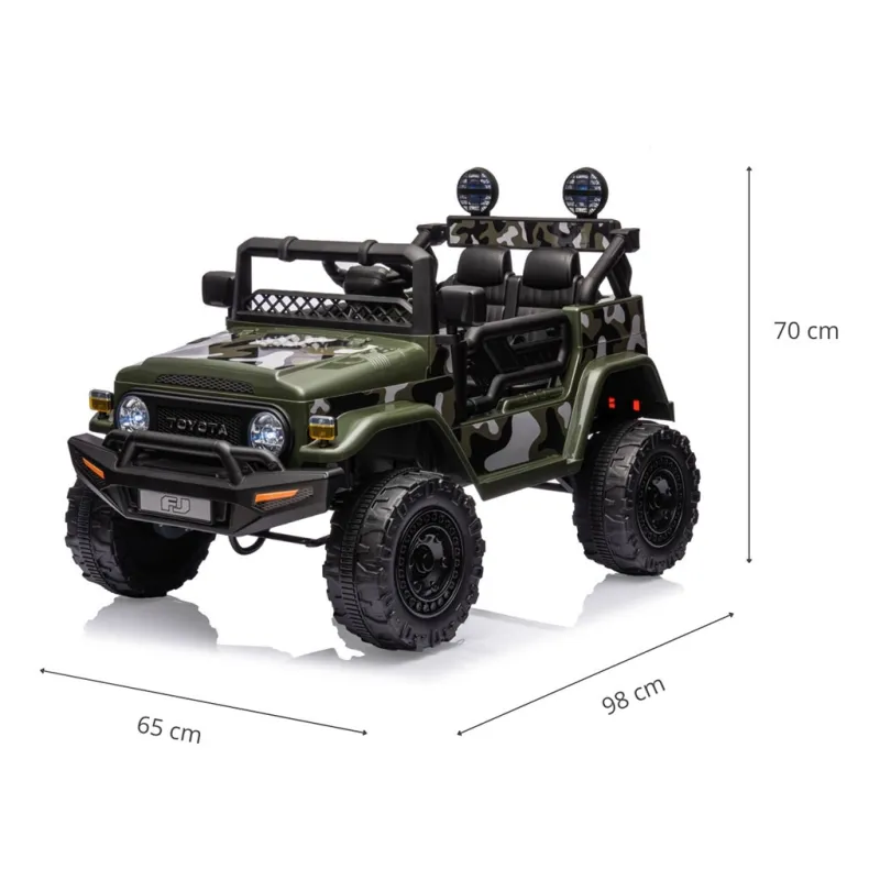 Milly Mally Elektrické autíčko Toyota FJ Cruiser Army