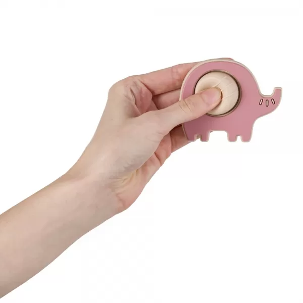 PETITE&MARS Hračka silikonová Elephant 6m+