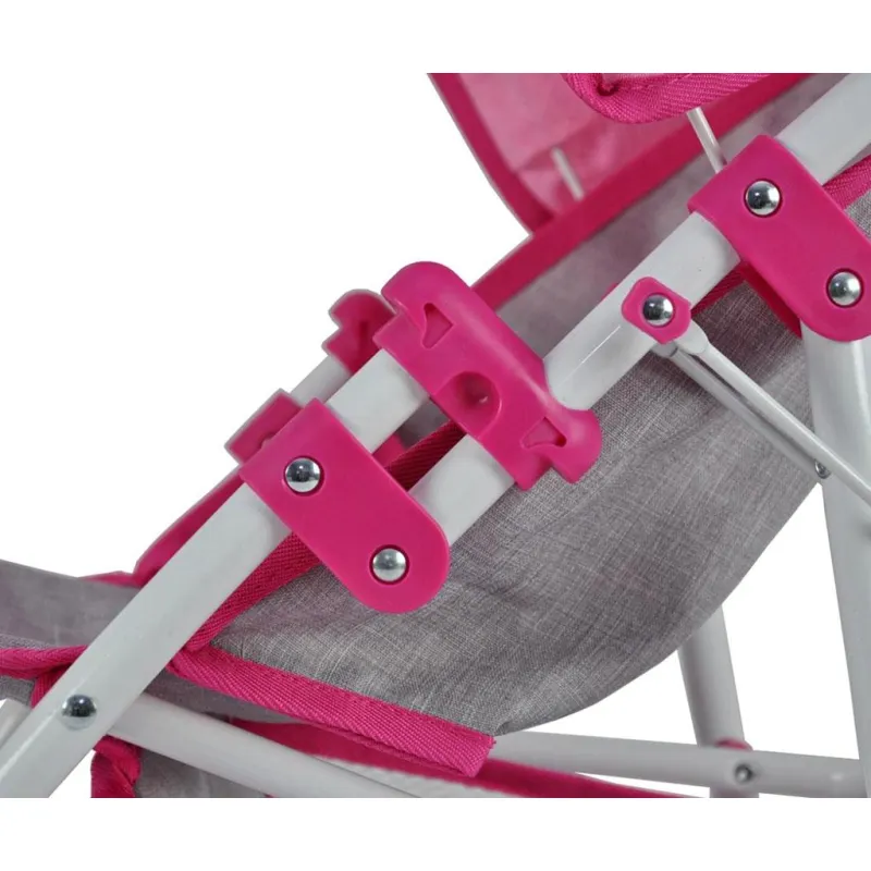 Milly Mally Dětský sportovní kočárek pro panenky Natalie Prestige Pink