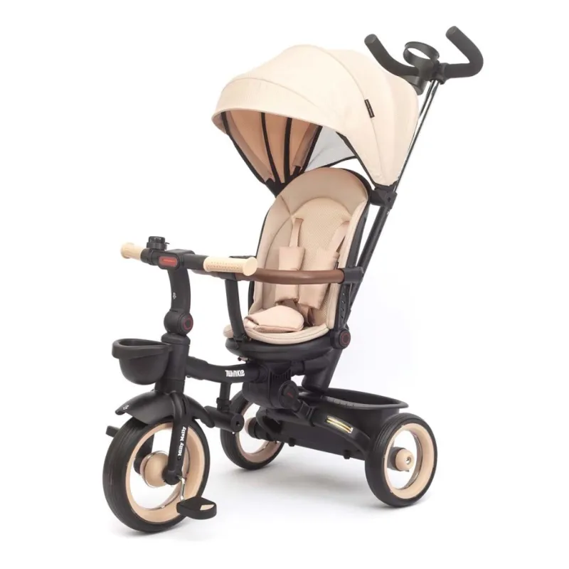Milly Mally Luxusní dětská tříkolka s osvětlením Twinkle beige