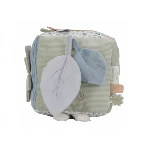 Little Dutch Kostka textilní s aktivitami králíček Miffy Lucky Leaves